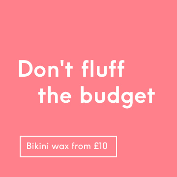 Bikini waxing from £10